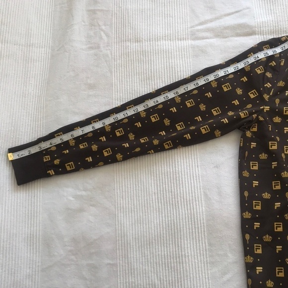 FILA x Urban Outfitters Monogram Coaches Jacket Size Medium - Picture 11 of 12